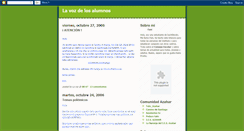 Desktop Screenshot of lavozdelosalumnos.blogspot.com