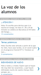 Mobile Screenshot of lavozdelosalumnos.blogspot.com