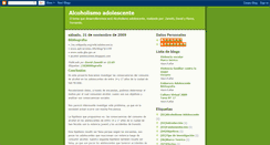 Desktop Screenshot of adolescentesalcoholicos.blogspot.com