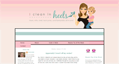 Desktop Screenshot of icleaninheels.blogspot.com