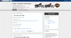 Desktop Screenshot of motorharleybekas.blogspot.com