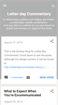 Mobile Screenshot of latterdaycommentary.blogspot.com