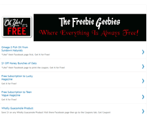 Tablet Screenshot of freebiegeebies.blogspot.com