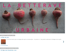 Tablet Screenshot of betterave-urbaine.blogspot.com