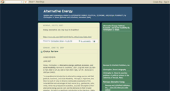 Desktop Screenshot of christophersimononalternativeenergy.blogspot.com