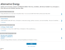Tablet Screenshot of christophersimononalternativeenergy.blogspot.com