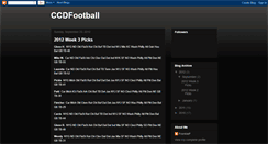 Desktop Screenshot of ccdfootball.blogspot.com