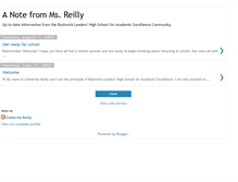 Tablet Screenshot of msreilly.blogspot.com