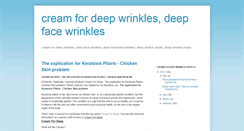 Desktop Screenshot of creamfordeepwrinkles.blogspot.com