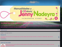 Tablet Screenshot of manualidadesycosturajennynadeyra.blogspot.com