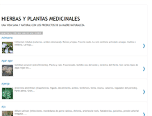 Tablet Screenshot of hierbasyplantasmedicinales.blogspot.com