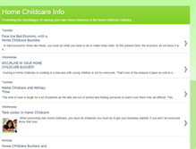 Tablet Screenshot of homechildcareinfo.blogspot.com