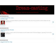 Tablet Screenshot of dream-casting.blogspot.com