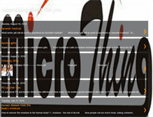 Tablet Screenshot of microthing-pen.blogspot.com