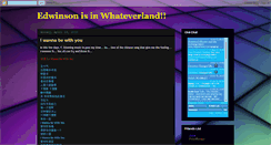 Desktop Screenshot of edwinson5201314.blogspot.com