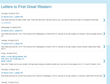 Tablet Screenshot of letterstofgw.blogspot.com