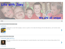 Tablet Screenshot of joeyandymom.blogspot.com