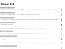 Tablet Screenshot of baroquebird.blogspot.com