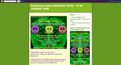 Desktop Screenshot of haciendocontacto-biologiatotal.blogspot.com