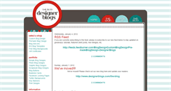 Desktop Screenshot of designerblogsblog.blogspot.com
