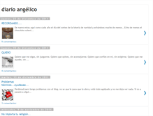 Tablet Screenshot of diarioangelico.blogspot.com