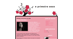 Desktop Screenshot of oprimeirosexo.blogspot.com