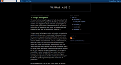 Desktop Screenshot of amojivisualmusic.blogspot.com