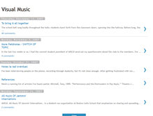 Tablet Screenshot of amojivisualmusic.blogspot.com