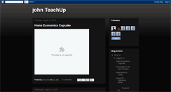 Desktop Screenshot of johnteachup.blogspot.com
