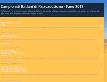 Tablet Screenshot of campionatiparacadutismofano2011.blogspot.com