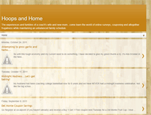 Tablet Screenshot of hoopsandhome.blogspot.com