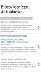 Mobile Screenshot of biletylotnicze.blogspot.com