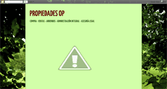 Desktop Screenshot of oppropiedades.blogspot.com