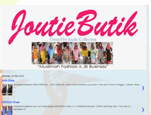 Tablet Screenshot of joutiebutik.blogspot.com