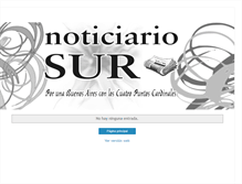 Tablet Screenshot of noticiariosur.blogspot.com
