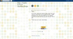 Desktop Screenshot of helpforagoodcause.blogspot.com