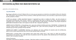 Desktop Screenshot of investigacoesneurocientificas.blogspot.com