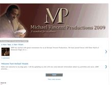 Tablet Screenshot of michaelvincentproductions.blogspot.com