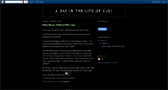 Desktop Screenshot of adayinthelifeofcjg.blogspot.com