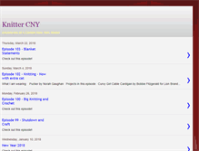 Tablet Screenshot of knittercny.blogspot.com