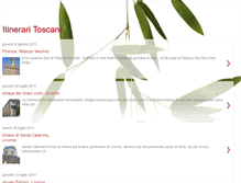 Tablet Screenshot of itineraritoscani.blogspot.com