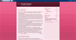 Desktop Screenshot of finallyfemme.blogspot.com