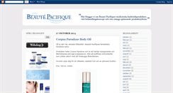 Desktop Screenshot of beautepacifique.blogspot.com