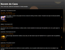 Tablet Screenshot of nuvemdocaos.blogspot.com