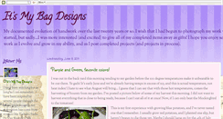 Desktop Screenshot of itsmybagdesigns.blogspot.com