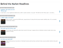Tablet Screenshot of behindmarkets.blogspot.com
