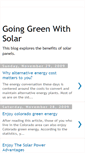 Mobile Screenshot of greenwithsolarpanels.blogspot.com