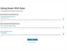 Tablet Screenshot of greenwithsolarpanels.blogspot.com