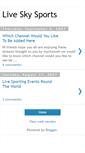 Mobile Screenshot of livesportsstreams.blogspot.com