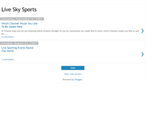 Tablet Screenshot of livesportsstreams.blogspot.com